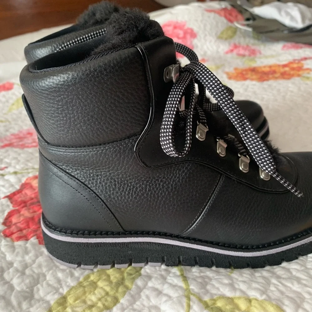 New Cole Haan Leather Zero Grand Booties Boots Shoes - Picture 12 of 16